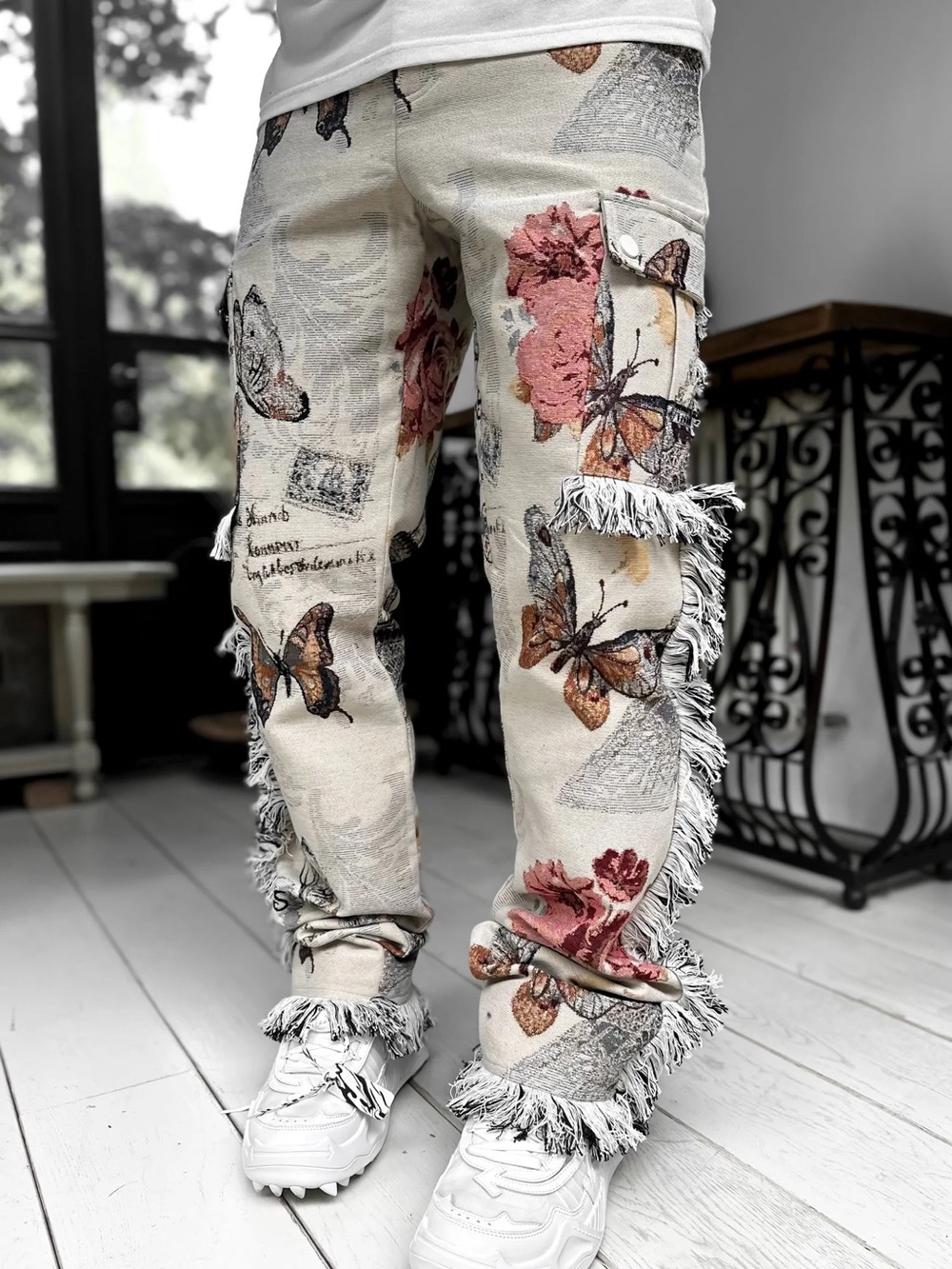 Guapi La Ville Lumiere Butterfly Tapestry Pants
